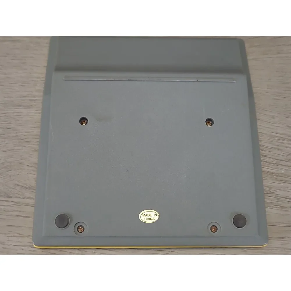 Vintage 90's TV Guide‎ Color Block Solar Desk Top Calculator In Box Big Digit